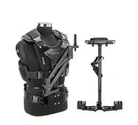FLYCAM HD-5000 Stabilisateur de Caméra avec Bras de Support Gilet Confort | Supporte jusqu'à 5 kg avec bras de confort, gilet rembourré, stabilisateur 3 axes, fixation rapide Unico et pince de table.