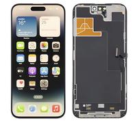 FLYCDI Écran OLED Complet Compatible avec iPhone 14 Pro Max - 6,7 Pouces - Haute Luminosité - Remplacement Écran Tactile - Qualité Premium
