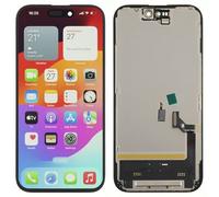 FLYCDI Écran OLED Complet Compatible avec iPhone 15 - 6,1 Pouces - Haute Luminosité - Remplacement Écran Tactile - Qualité Premium