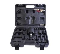 Flydida 24TGL Extracteur d'injecteur pneumatique, extracteur d'injecteurs diesel avec 19 adaptateurs, kit d'outils CDI compatible avec Bosch, Delphi et Siemens