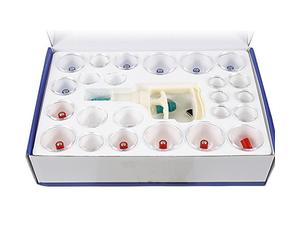 Flyelf 24 Pcs Vide Ventouses,Chinoises Cupping Thérapie,Traitement Soigner Kiné Medicale Traditionnelle pour Minceur, Anti Cellulite, Amincissante, Maigrir, Visage, Peau