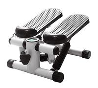 Flyelf Stepper avec Affichage LCD et Cordes Élastiques, Stepper d'appartement pour l'entraînement des Bras, Abdominaux, Jambes et Fessiers (Noir-Blanc)