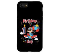 Flyer d'avion pour fête d'anniversaire pour garçons d'un an Coque pour iPhone SE (2020) / 7 / 8