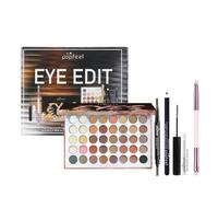Flygragon Coffret Maquillage Femme ado Beauté 5 Pièces - Palette Maquillage yeuxs, mascara, crayon à sourcils, eye-liner, makeup pinceaux - Calendrier de l'avent Idée Cadeau Makeup Débutantes