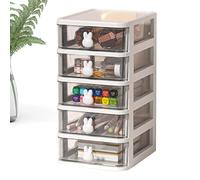 Flyhug 5 Niveaux Organiseur De Bureau avec Tiroir, Papeterie Organizer Pot À Stylo Bureau Ranger, Multifonctions Organisateur, Boîte De Rangement De Bureau Empilable, Rangement Bureau