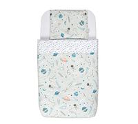 FlyIdeas Drap Housse Cododo 50x83 cm, Parure avec Couette et Housse de Couette | Compatible avec Berceau Cododo et Matelas Bebe 50x80, 50x83, 50x85, 40x80, 45x80, 50x85 et similaires