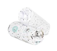 FlyIdeas Draps Housse Cododo 50x83 cm, Lot 2 Pcs 100% Coton - 2 Drap Housses Protégé Matelas Compatible avec Berceau Cododo et Matelas Bebe 50x80, 50x83, 50x85, 40x80, 45x80, 50x85 et similaires