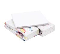 FlyIdeas Lot de 3 Draps-Housses Cododo 50x90 cm en Coton 100% - 2 Draps-Housses Élastiqués + 1 Protège-Matelas Imperméable - Compatibles avec Berceaux Cododo et Matelas 90x55 40x90 cm