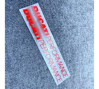 FLYIFE Autocollants Réfléchissants Réservoir De Carburant Côté Corps Pédale Autocollants Carénage Course Logo pour Ducati Performance Corse Accessoires (Color : Reflective 1, Size : 20cm)