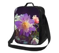 FLYIFE Beau sac à déjeuner isotherme avec bandoulière réglable, sac fourre-tout isotherme portable pour pique-nique, travail, école, voyage