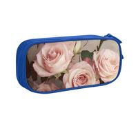 FLYIFE Grande trousse à crayons avec 2 compartiments pour filles, garçons, étudiants, école, bureau, université, noir, bleu, Taille unique, Cartable