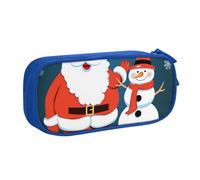 FLYIFE Grande trousse à crayons avec 2 compartiments pour filles, garçons, étudiants, école, bureau, université, noir, bleu, Taille unique, Cartable
