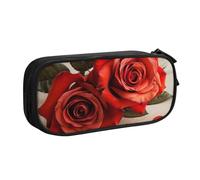 FLYIFE Grande trousse à crayons rose avec 2 compartiments pour filles, garçons, étudiants, école, bureau, université, noir, Noir , Taille unique, Cartable