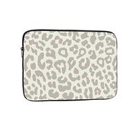 FLYIFE Housse pour ordinateur portable à motif léopard imprimé 15 pouces - Sac de protection pour ordinateur portable antichoc pour ordinateur portable pour hommes et femmes