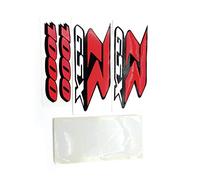 FLYIFE Moto 3D Logo Autocollant Badge Carénage Stickers Emblème pour Suzuki GSX-R GSXR600 GSXR750 GSXR1000 K1 K2 K3 K4 K5 K6 K7 K8 K9 K10 Accessoires (Color : 1000 White)