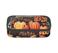 FLYIFE Trousse à crayons imprimée de fruits rouges dans un panier - Grande capacité - Fermeture éclair - Organiseur de papeterie - Trousse de maquillage pour l'école, le bureau, adulte, adolescent