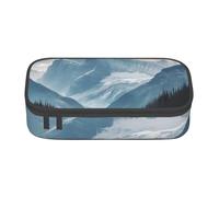 FLYIFE Trousse à crayons imprimée de fruits rouges dans un panier - Grande capacité - Fermeture éclair - Organiseur de papeterie - Trousse de maquillage pour l'école, le bureau, adulte, adolescent