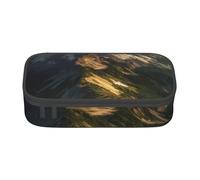 FLYIFE Trousse à crayons imprimée de fruits rouges dans un panier - Grande capacité - Fermeture éclair - Organiseur de papeterie - Trousse de maquillage pour l'école, le bureau, adulte, adolescent