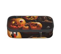 FLYIFE Trousse à crayons imprimée Merry Christmas - Grande capacité - Fermeture éclair - Organiseur de papeterie - Trousse de maquillage pour l'école, le bureau, adulte, adolescent, fille, garçon