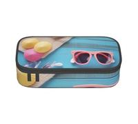 FLYIFE Trousse à crayons imprimée Sunrise - Grande capacité - Fermeture éclair - Organiseur de papeterie - Trousse de maquillage pour l'école, le bureau, adulte, adolescent, fille, garçon, Vacances