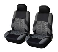 FLYIFE Universelle Voiture Housses de Siège pour Renault Twingo/Twingo RS/GT III II I 3-door/5-door 5-Seats Confortable Housse de Protection Siège Accessoires,2 Seats-Grey1