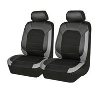 FLYIFE Voiture Housses de Siège pour Peugeot 108/108 Top!/208 II/208 I/208 GT/e-208 P21 A9 CC CA 5-door/3-door 5-Seats Universelle Cuir Confortable Housse de Protection Siège,2 Seats-Grey1