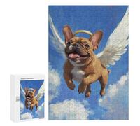 Flying Angel Dog Art Print-1 Puzzle 1000 Pièces Educa Jouet en Bois Cadeau Unique Décoration Intérieure Jeu Éducatif Challenge Toy Adultes Et Enfants À Partir De 14 Ans 300 PCS