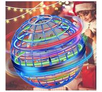Flying Ball Jouet Flying Orb Mini Drone UFO Drone Rotatif à 360° avec Lumières LED Flying Bumerang Spinner Jouet Volant Magique