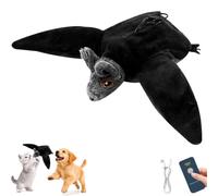 flying bat dog toy flapping wing chirping sound,toy for dogs & cats (A)