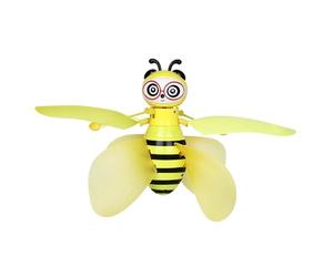Flying Bee Toys - ABS Material Drone, Machine d'abeille à Induction | 5,7 Pouces de Volant Rechargeable avec des lumières LED, Un Jouet de survol aérodynamique pour Les d'anniversaire de Noël