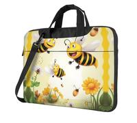 Flying Bees Sacoche pour ordinateur portable 13/14/15,6" Motif abeilles volantes