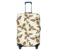 Flying Bees1 Housse de protection lavable pour valise de 45,7 à 81,3 cm, Noir/blanc, Large