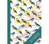 Flying Birds Sketchbook: Unique Sketchbook 120 Pages, 8.5x11 Inches, Great For Artists And Bird Lovers, Perfect Gift For Graphic Designers, Kids And Students.