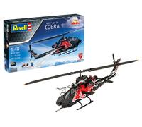 Revell Coffret cadeau 05640 AH-1F Cobra : Flying Bulls 25ème anniversaire Échelle 1/48 Maquette en plastique non construite avec accessoires