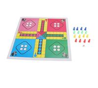 Flying Chess Family Game Plastic Airplane Flight Chess Foldable Board Game for Kids Adults Family Party Camping Travel Indoor Outdoor Fun Activity