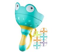 Flying Disc Catching Toy Set Launching - Activity Frog Theme Flying Disc 4 | Frog Theme Flying Disc Catching Game for Over 4 Years Old | Boys Girls Pupils Yard Lawn Park Backyard Beach Flying Disc Toy