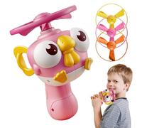 Flying Disc Toy - Flying Saucer Launch Playset | Interactive Catching Outdoor Toy with Spinners | Handheld Projectile Launcher, Rotating Flyîng Machine, for Backyard Games, Boys Girls Ages 3+