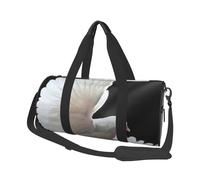 Flying Dove Sac de voyage en toile imprimée - Sac de sport avec grande capacité pour week-end d'affaires, Noir , Taille unique