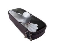 Flying Dove Trousse à rabat en cuir imprimé - Organiseur multifonction pour l'école, le bureau et les voyages, Colombe volante., Taille unique, Cartable