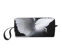 Flying Dove Trousse de maquillage portable pour femme Motif colombe, blanc, Taille unique, Trousse de maquillage