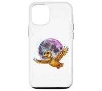 Flying Duck Moon Night Bird Cute Duck Graphics Coque pour iPhone 12/12 Pro