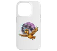 Flying Duck Moon Night Bird Cute Duck Graphics Coque pour iPhone 14 Pro