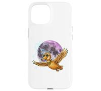 Flying Duck Moon Night Bird Cute Duck Graphics Coque pour iPhone 15
