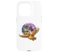 Flying Duck Moon Night Bird Cute Duck Graphics Coque pour iPhone 15 Pro