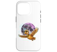 Flying Duck Moon Night Bird Cute Duck Graphics Coque pour iPhone 16 Pro