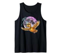 Flying Duck Moon Night Bird Cute Duck Graphics Débardeur
