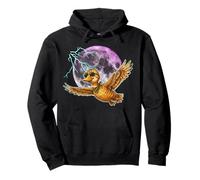 Flying Duck Moon Night Bird Cute Duck Graphics Sweat à Capuche