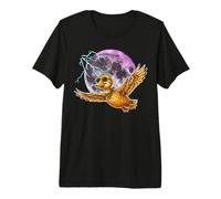 Flying Duck Moon Night Bird Cute Duck Graphics T-Shirt Haut de Gamme