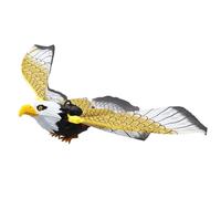 Flying Eagle Bird Scarer Device - Garden Predator System, Realistic Eagle Model Rotating Anti Bird Solution, Outdoor Hanging Scare B́ird Control Equipment for Pigeons