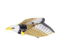 Flying Eagle Deyy - Sculpture d'oiseaux Prédateurs, Effigie du Rapace Artificiel | Guardan du Faucon Réaliste avec des Plumes Détaillées, Lutte Antiparasitaire en Réplique De Dissuasion Visuelle De L